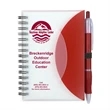 Stylish Spiral Notepad Notebook with Pen "Cupertino" | https://www.bestnamebadges.com