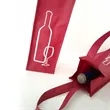 Wine Bag Single Fabric Reusable | https://www.bestnamebadges.com
