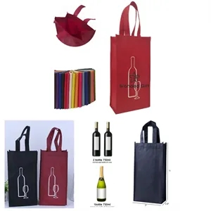 2 Bottle Reusable Wine Bags