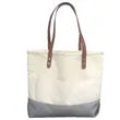 Color Block Canvas Tote Bag for Women | https://www.bestnamebadges.com