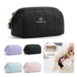 Makeup Cosmetic Bag Wide Open | https://www.bestnamebadges.com