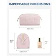 Makeup Cosmetic Bag Wide Open | https://www.bestnamebadges.com