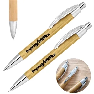 Retractable Bamboo Gel Pen