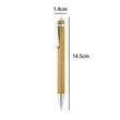 Retractable Bamboo Gel Pen | https://www.bestnamebadges.com