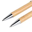 Retractable Bamboo Gel Pen | https://www.bestnamebadges.com