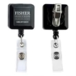 30" Cord Square Retractable Badge Reel | https://www.bestnamebadges.com