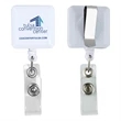 30" Cord Square Retractable Badge Reel | https://www.bestnamebadges.com