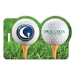 Golf Balls Luggage Tag | https://www.bestnamebadges.com