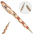 Executive Handcrafted Inlay Pattern Wood Ballpoint Pen | https://www.bestnamebadges.com