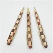 Executive Handcrafted Inlay Pattern Wood Ballpoint Pen | https://www.bestnamebadges.com