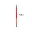 Cork Grip Retractable Pen With Bamboo Plunger | https://www.bestnamebadges.com