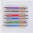 Cork Grip Retractable Pen With Bamboo Plunger | https://www.bestnamebadges.com