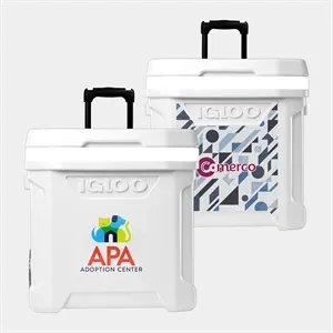 Igloo Ice Cube 60 Qt Rolling Cooler White