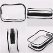Transparent PVC Toiletry Bag for Travel and Makeup Storage | https://www.bestnamebadges.com