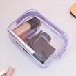 Transparent PVC Toiletry Bag for Travel and Makeup Storage | https://www.bestnamebadges.com