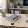Desk Pen with Metal Chain (ABS + Metal) | https://www.bestnamebadges.com