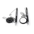 Desk Pen with Metal Chain (ABS + Metal) | https://www.bestnamebadges.com