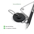 Desk Pen with Metal Chain (ABS + Metal) | https://www.bestnamebadges.com