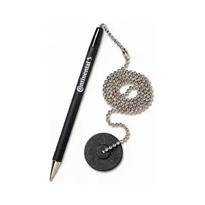 Desk Pen with Metal Chain (ABS + Metal)