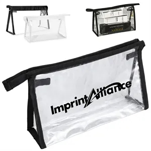 Portable PVC Cosmetic Storage Bag for Travel and Toiletries