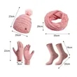 Premium Knit Winter Warmth Beanie Scarf Glove Sock Set | https://www.bestnamebadges.com