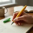 Corn Shaped Pen | https://www.bestnamebadges.com