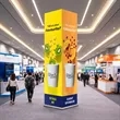 Non-Backlit Trade Show Tower Display | https://www.bestnamebadges.com