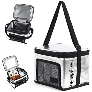 Portable Insulated Food Storage Bag with Shoulder Strap
