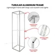 Backlit Trade Show Tower Display | https://www.bestnamebadges.com