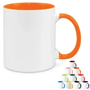13oz. Two Tone Ceramic Mug for Custom Branding