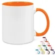13oz. Two Tone Ceramic Mug for Custom Branding | https://www.bestnamebadges.com