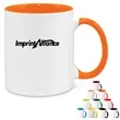 13oz. Two Tone Ceramic Mug for Custom Branding | https://www.bestnamebadges.com