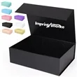 Large Collapsible Magnetic Closure Rigid Gift Box Packaging | https://www.bestnamebadges.com
