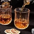 Premium Whiskey Stones And Crystal Glass Gift Set With Box | https://www.bestnamebadges.com