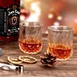 Premium Whiskey Stones And Crystal Glass Gift Set With Box | https://www.bestnamebadges.com