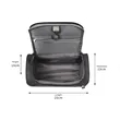 Waterproof Hanging Toiletry Bag for Men with Handle | https://www.bestnamebadges.com