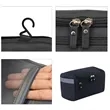 Waterproof Hanging Toiletry Bag for Men with Handle | https://www.bestnamebadges.com