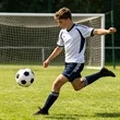 Size 5 Soccer Ball W/ Rubber Bladder | https://www.bestnamebadges.com