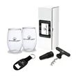Vineyard 4-Piece Picnic Gift Set | https://www.bestnamebadges.com