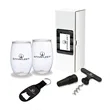 Vineyard 4-Piece Picnic Gift Set | https://www.bestnamebadges.com