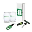 Vineyard 4-Piece Picnic Gift Set | https://www.bestnamebadges.com