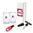Vineyard 4-Piece Picnic Gift Set | https://www.bestnamebadges.com