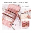 4-in-1 Foldable Makeup and Brush Organizer Travel Clutch | https://www.bestnamebadges.com