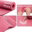 Extra Thick, Non-Slip Yoga Mat for Home Exercise and Dance | https://www.bestnamebadges.com