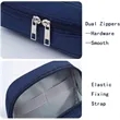 Shockproof Travel Organizer Bag for Electronics | https://www.bestnamebadges.com