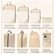 Travel Compression Organizer Set for Toiletries & Clothes | https://www.bestnamebadges.com