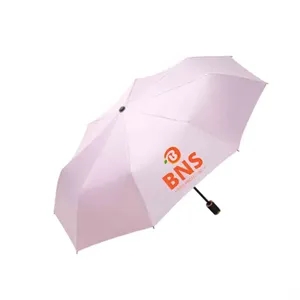 Black Coated Umbrella - Sun & Rain Protection, UV Shield