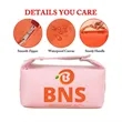 Large Capacity Waterproof Travel Cosmetic & Toiletry Bag | https://www.bestnamebadges.com