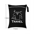 Beach Dry and Wet Storage Bag | https://www.bestnamebadges.com