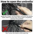 Mini Capsule UV Protection Umbrella  & Sunshade | https://www.bestnamebadges.com